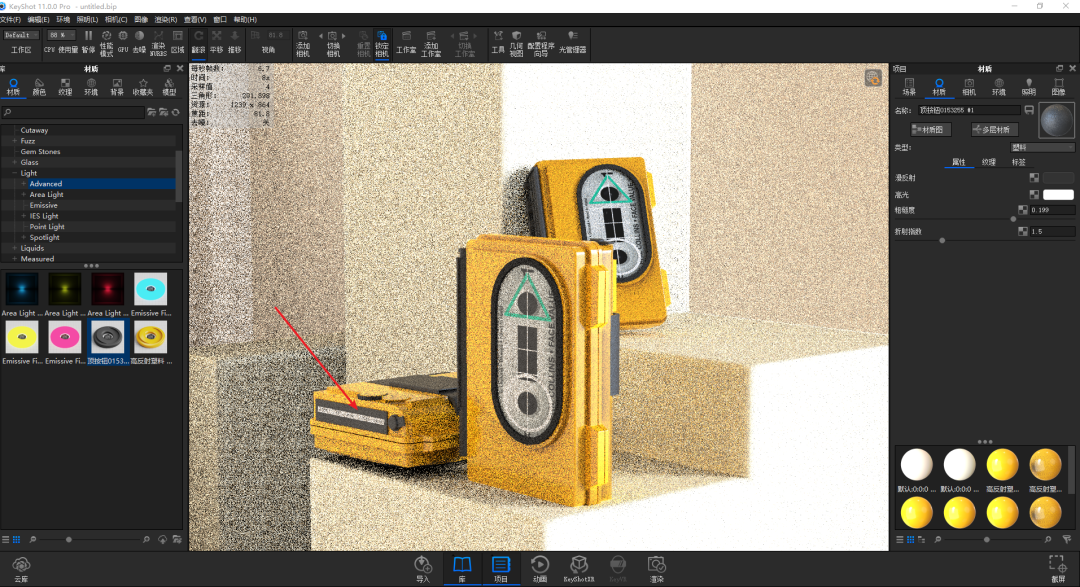 BIM问答|KeyShot磁带怎么渲染？KeyShot11磁带场景渲染教学！
