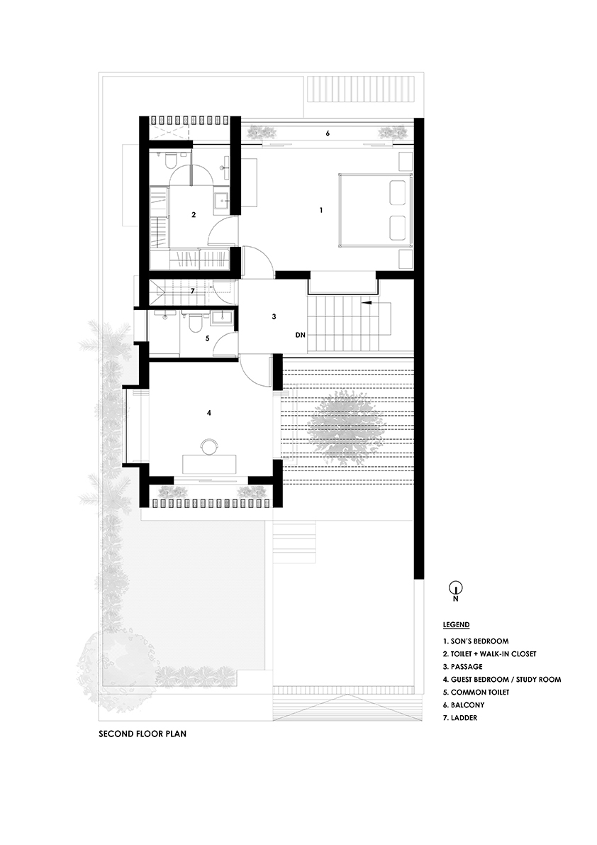 BIM建筑|漂浮庭院住宅 / TRAANSPACE
