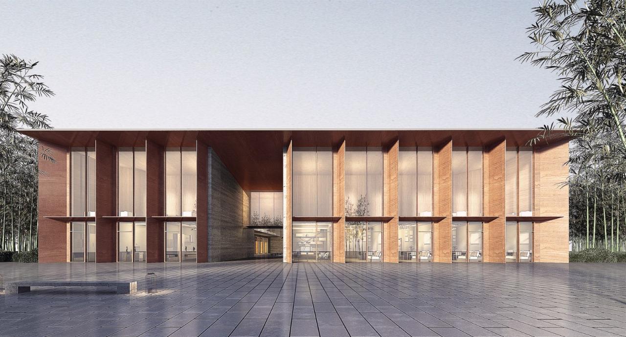 BIM建筑|生活化的轻禅设计: 靖安绿地明镜湾文旅小镇 / UA尤安设计