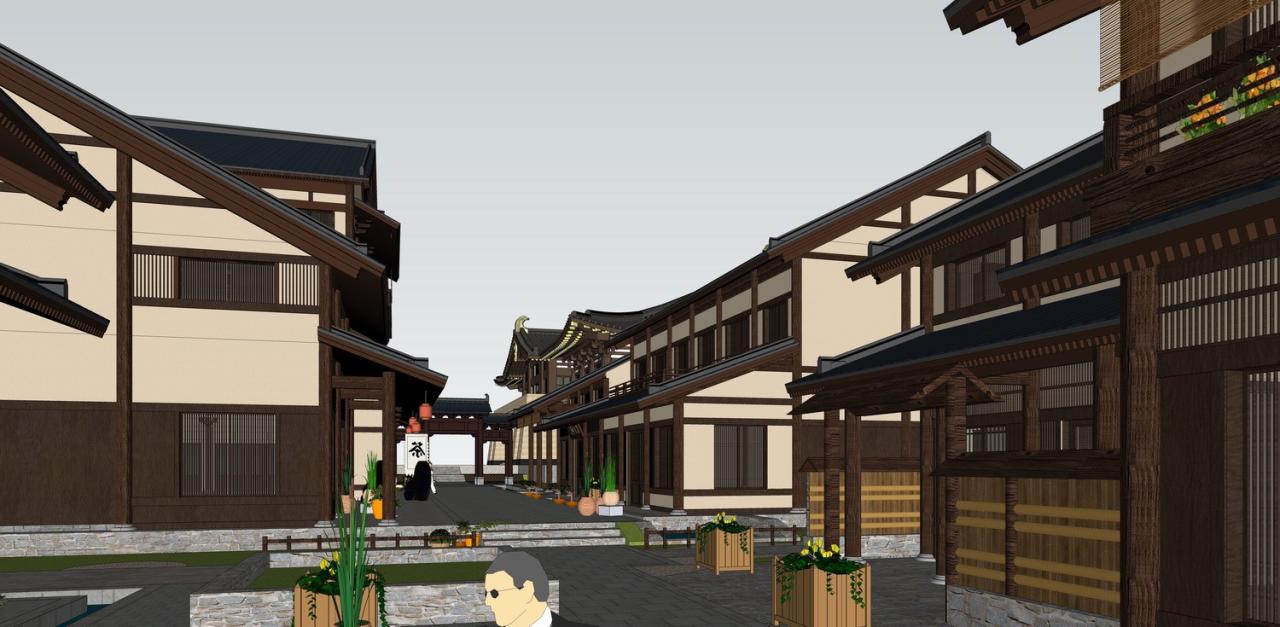 BIM建筑|现代视角下的新唐风演绎：长春世茂莲花山文旅小镇 / UA尤安设计