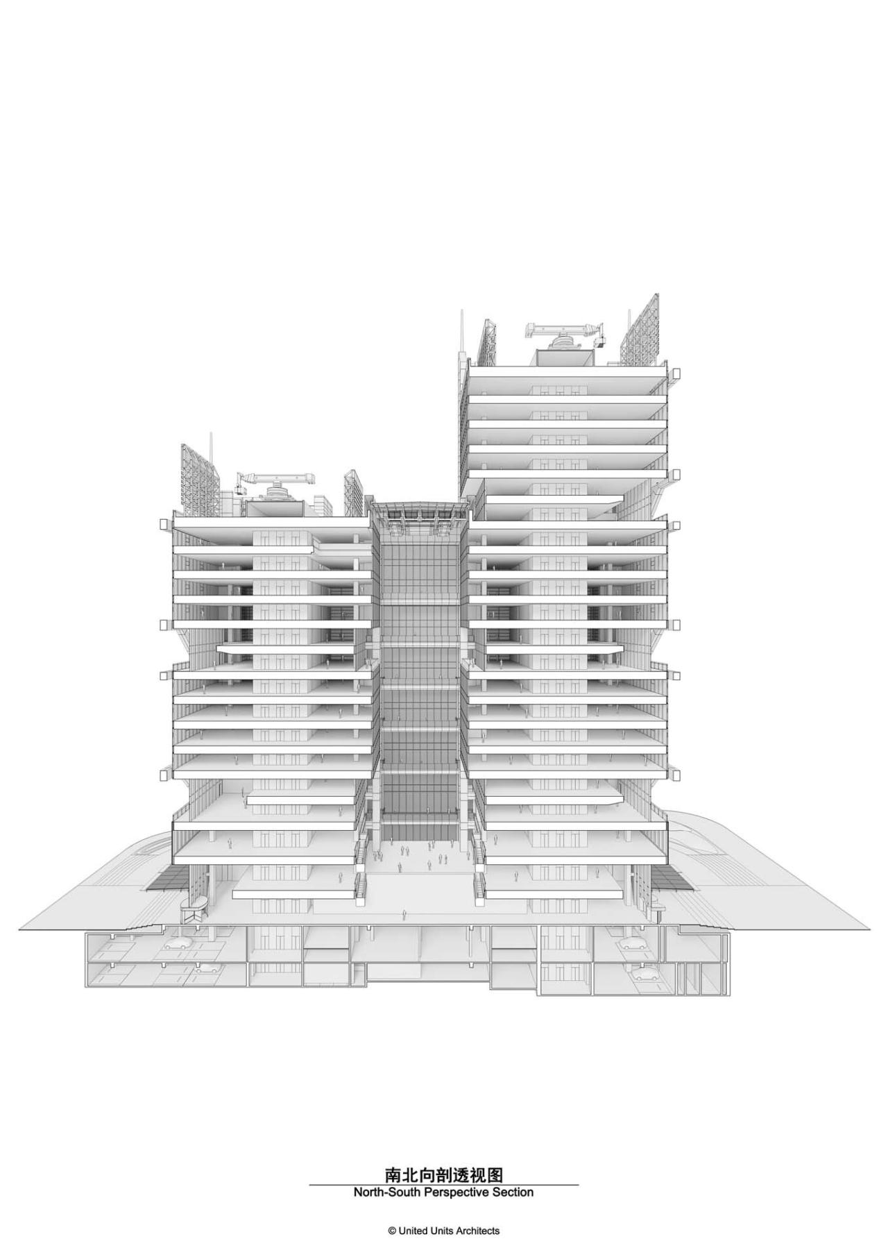 BIM建筑|双擎大厦：瑞丰数字金融中心 / UUA建筑师事务所