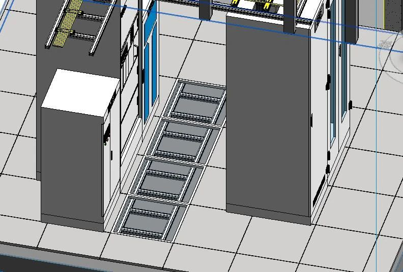 BIM技巧|Revit教程：Revit怎么画机房的静电地板玻璃面板？