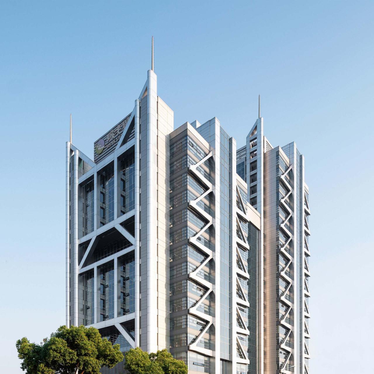 BIM建筑|双擎大厦：瑞丰数字金融中心 / UUA建筑师事务所