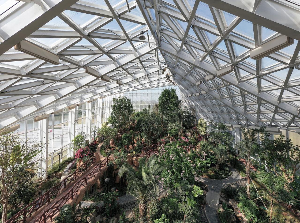 BIM建筑|优雅的变奏·南通植物园温室 / 简和工作室