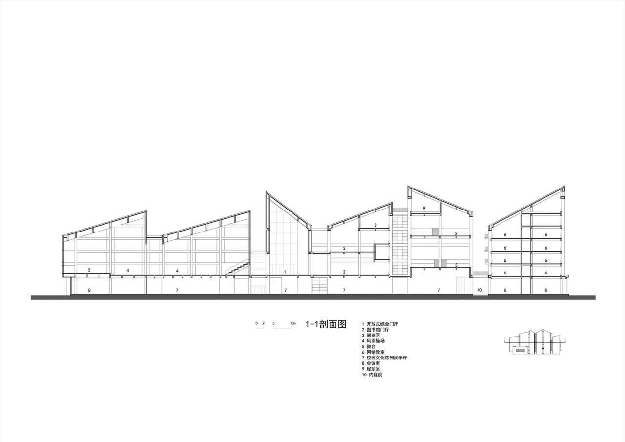 BIM建筑|江西建设职业技术学院图文信息综合楼 / 华南理工大学建筑设计研究院有限公司 陶郅工作室