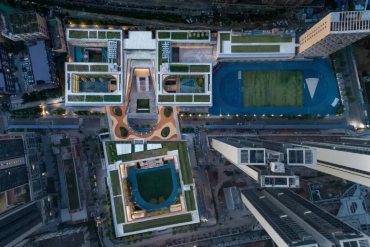 BIM建筑|深圳外国语学校宝安学校 / 华阳国际设计集团