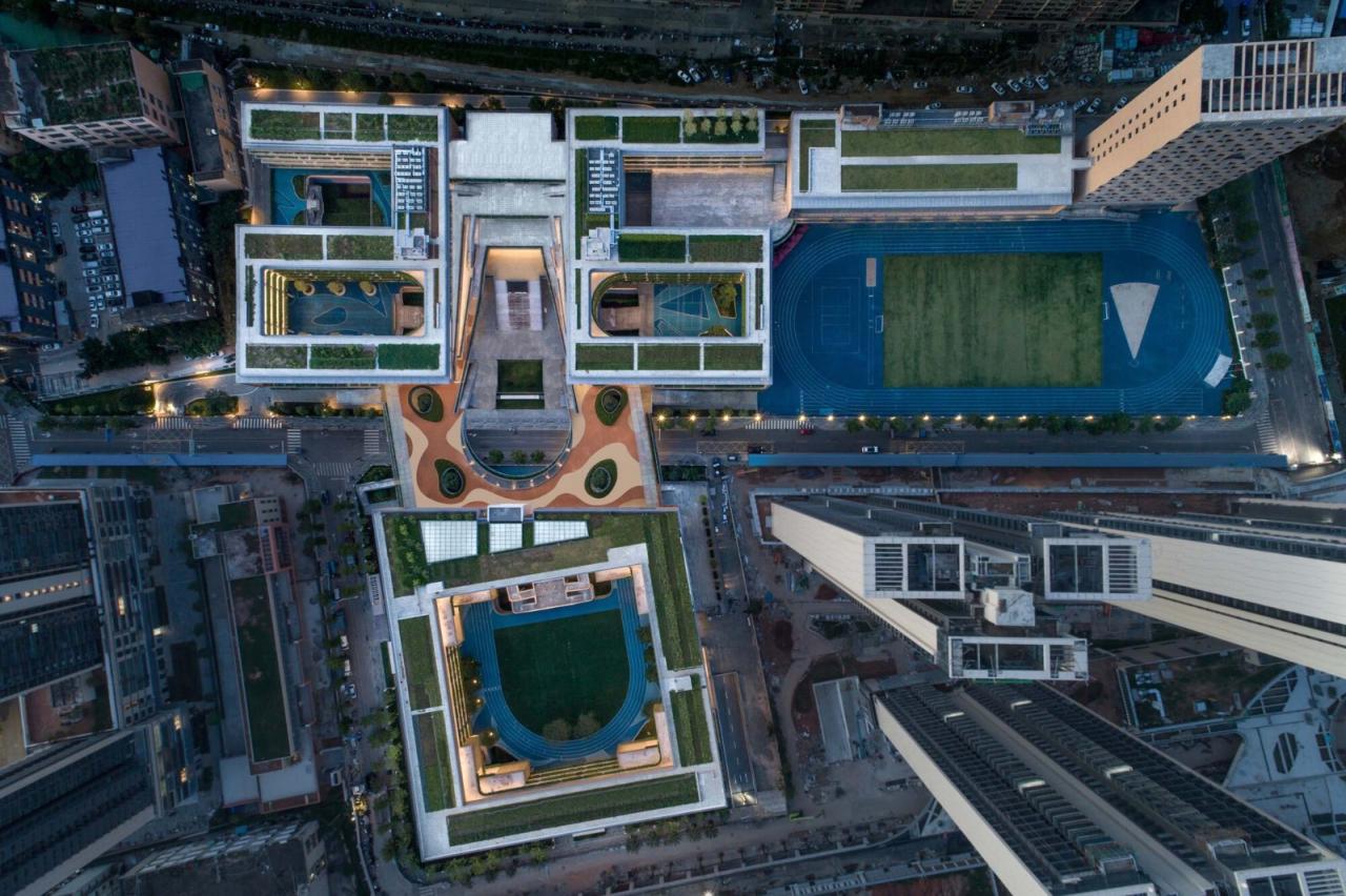 BIM建筑|深圳外国语学校宝安学校 / 华阳国际设计集团