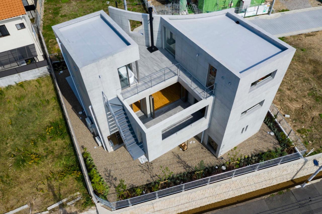 BIM建筑|巷路尽头的住宅 / T2P Architects Office