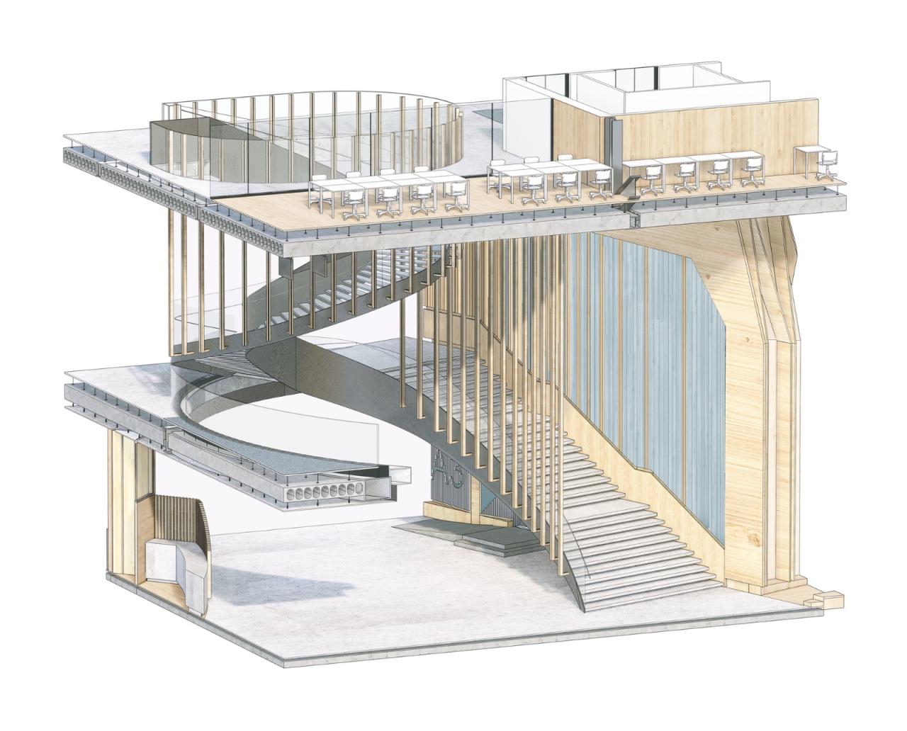 BIM建筑|荷兰代尔夫特理工大学新型能源再生跨学科教学楼 / UNStudio