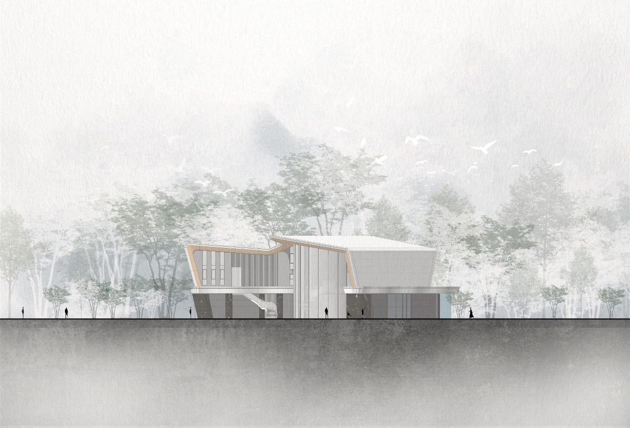 BIM建筑|漂浮艺居 舟泊烟渚：成都首开金地 • 鹭鸣北湖 / 成执设计