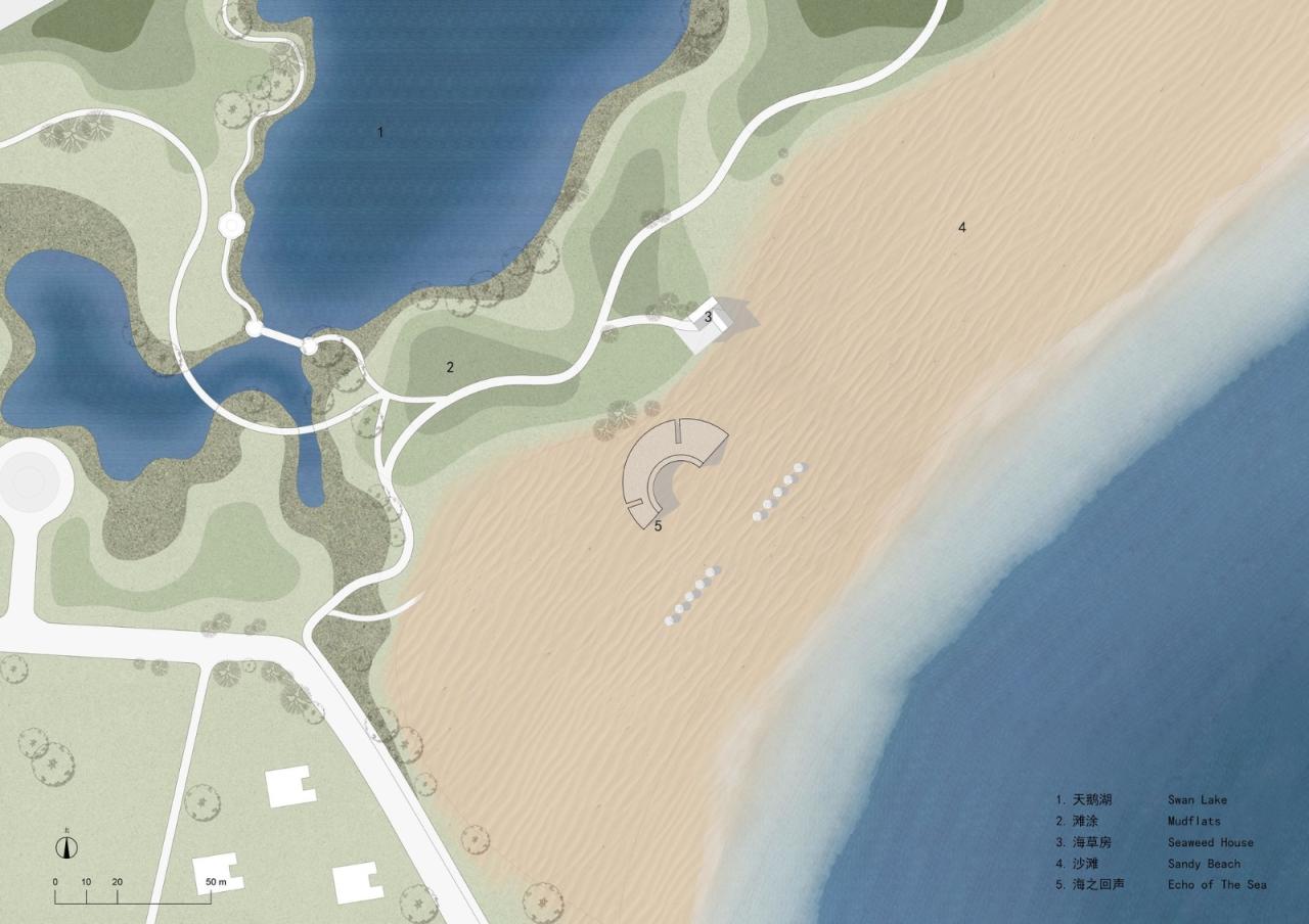 BIM建筑|海边咖啡厅：海之回声 / 同一建筑设计事务所