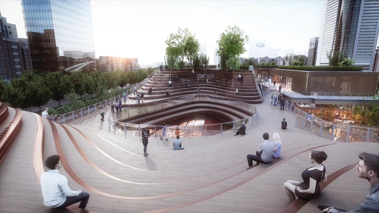 BIM建筑|现代园林：杭州运河湾国际旅游休闲综合体 / Aedas