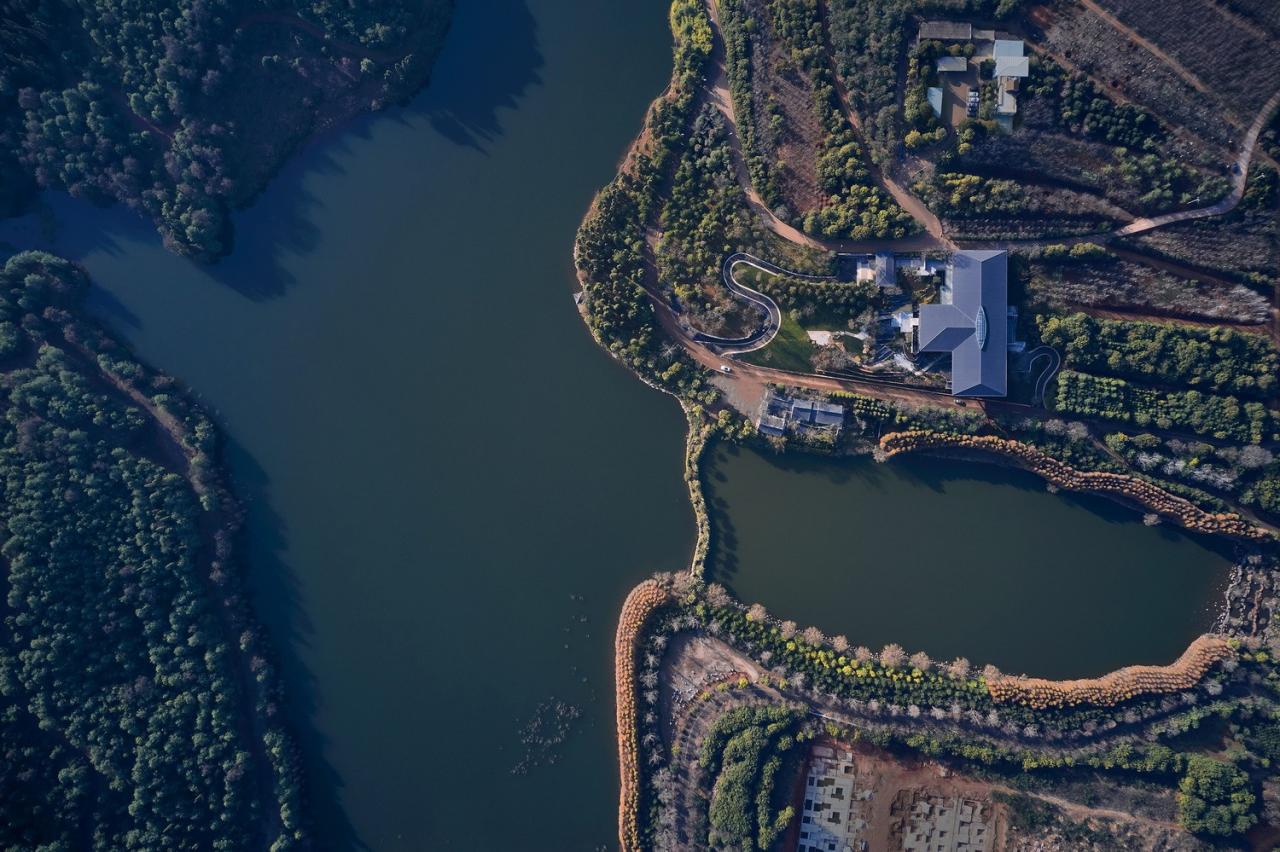 BIM建筑|生长的长屋：九溪云舒･昆明九溪湖国际生态区体验中心 / UA尤安设计