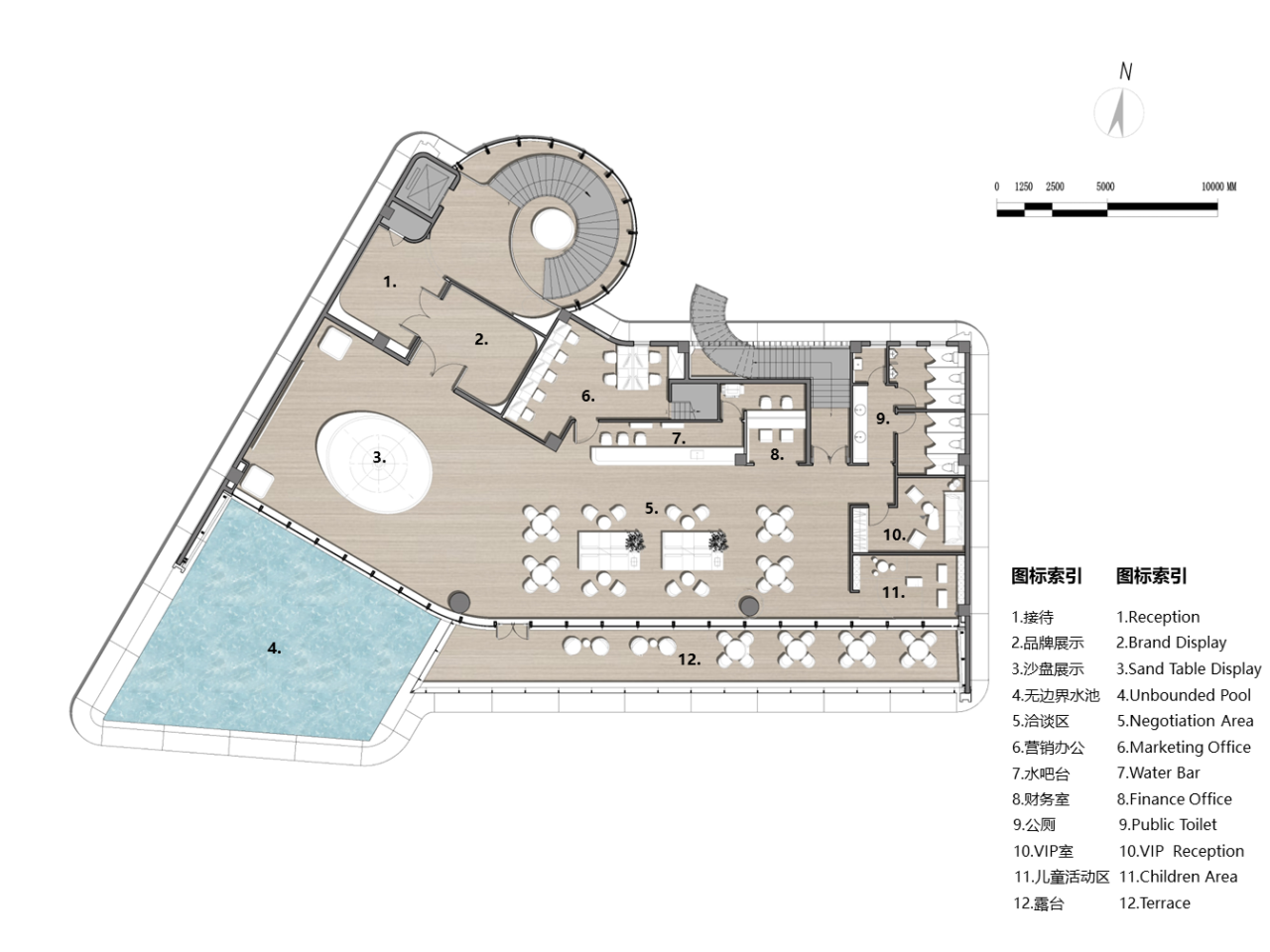 BIM建筑|漂浮艺居 舟泊烟渚：成都首开金地 • 鹭鸣北湖 / 成执设计