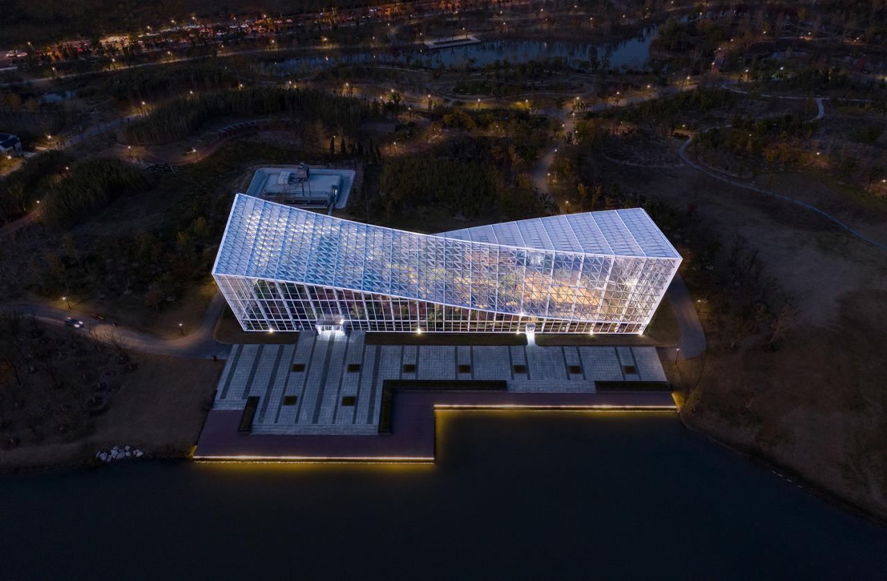 BIM建筑|优雅的变奏·南通植物园温室 / 简和工作室