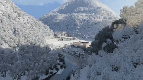 BIM建筑|海华浦江樾溪里度假酒店 / 孟凡浩-line+建筑事务所