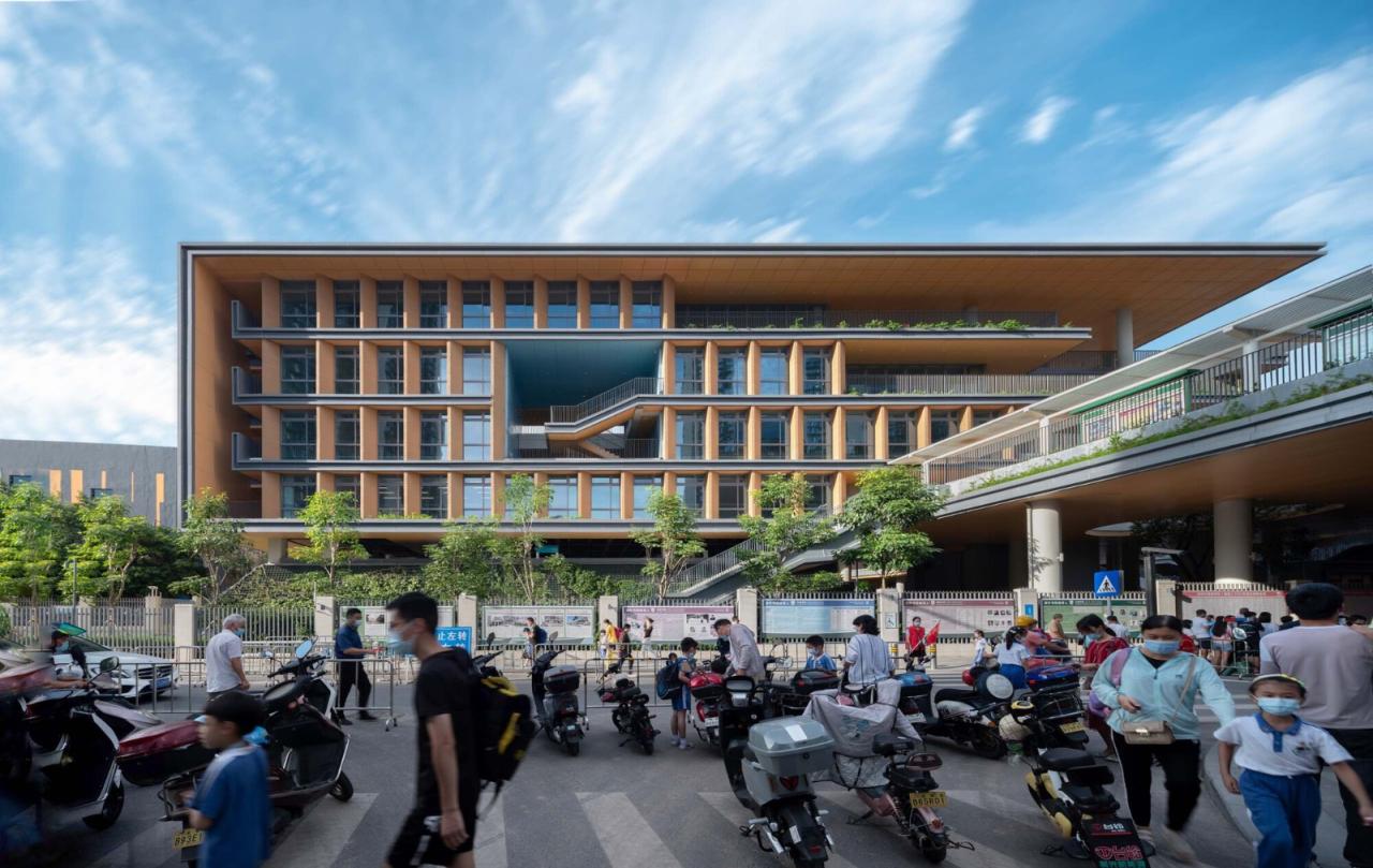 BIM建筑|深圳外国语学校宝安学校 / 华阳国际设计集团