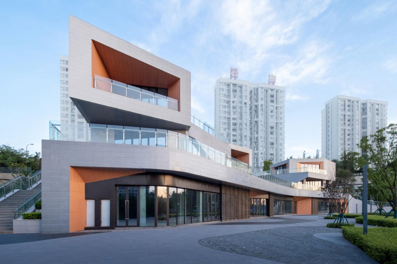 BIM建筑|重庆南岸区茶园中交漫山滨河商业，重庆 / 源道建筑