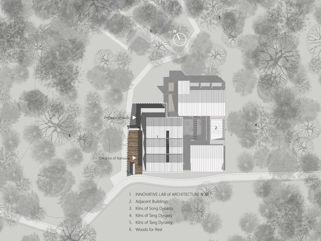 BIM建筑|邛窑遗址公园·成都 建筑与艺术创新实验室 / 合造社CLAB