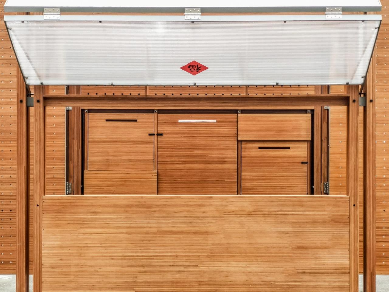 BIM建筑|乡村振兴流动工作舱——新型竹构空间装置 / 南京大学建筑与城市规划学院