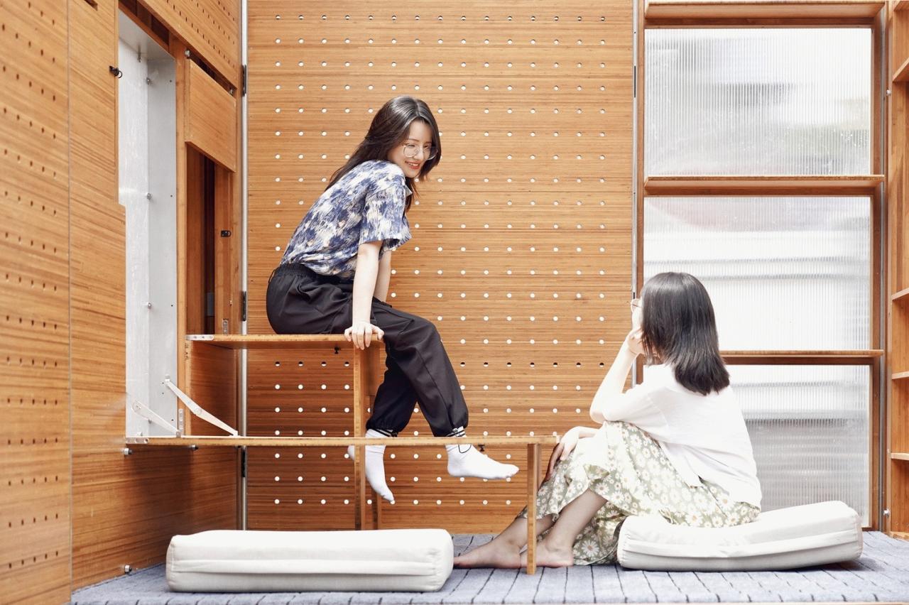 BIM建筑|乡村振兴流动工作舱——新型竹构空间装置 / 南京大学建筑与城市规划学院