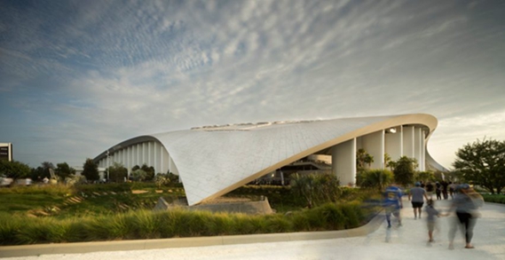 BIM建筑|HKS设计洛杉矶索菲体育场