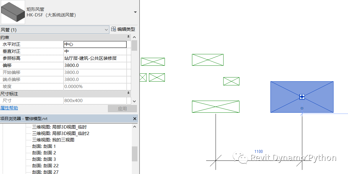 BIM技巧|Revit常见问题：在管线综合剖面图中，线缆桥架与风管图例如何进行区分？