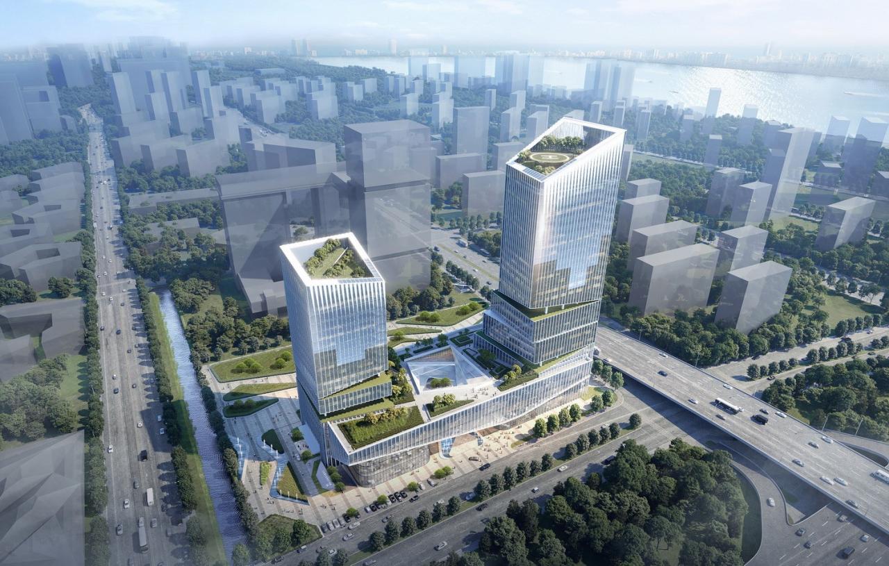 BIM建筑|扬帆起航 · 南京江心洲生态科技产业园 / 简和建筑