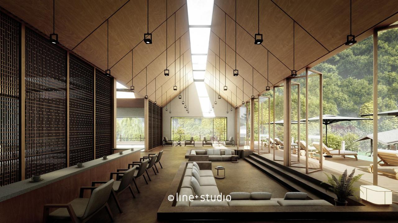 BIM建筑|海华浦江樾溪里度假酒店 / 孟凡浩-line+建筑事务所