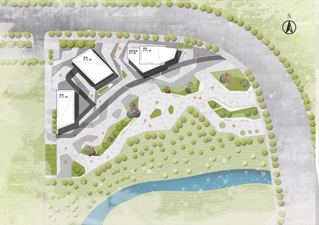 BIM建筑|重庆南岸区茶园中交漫山滨河商业，重庆 / 源道建筑