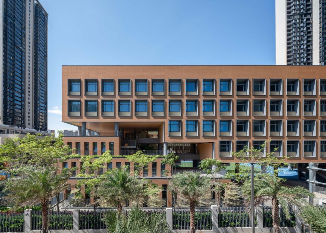 BIM建筑|深圳外国语学校宝安学校 / 华阳国际设计集团