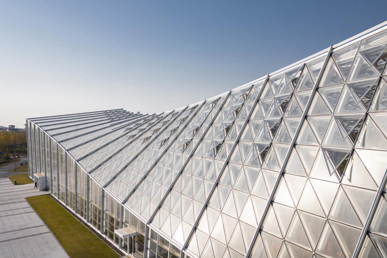 BIM建筑|优雅的变奏·南通植物园温室 / 简和工作室