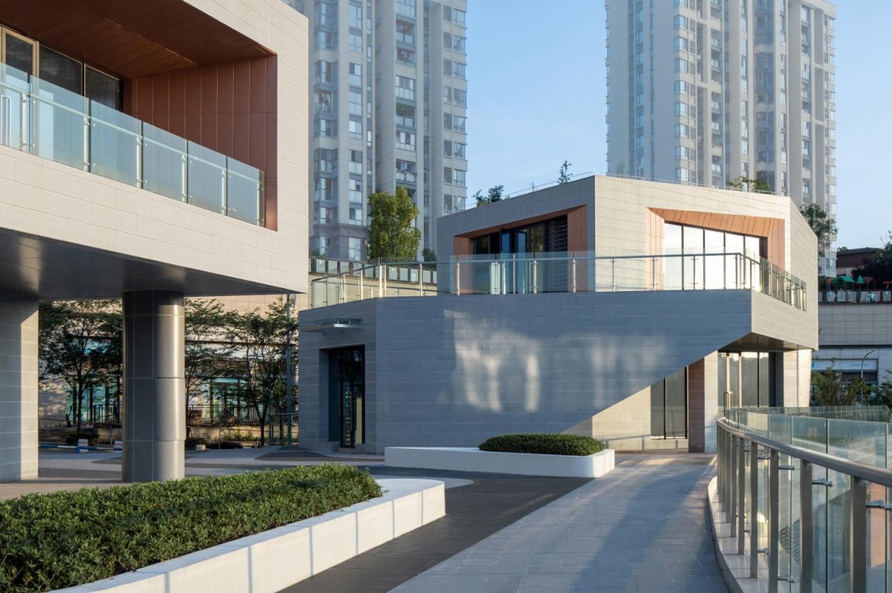 BIM建筑|重庆南岸区茶园中交漫山滨河商业，重庆 / 源道建筑