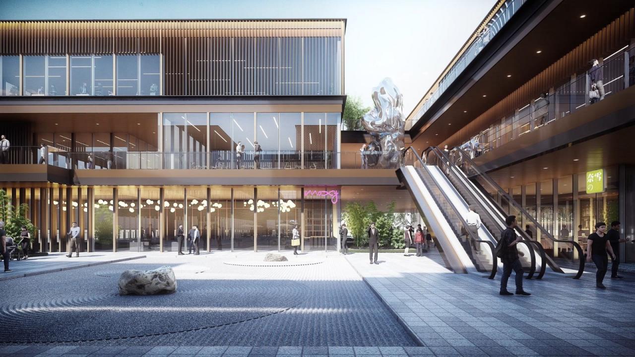 BIM建筑|现代园林：杭州运河湾国际旅游休闲综合体 / Aedas