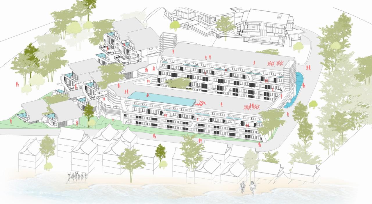 BIM建筑|山与海 · 普吉岛滨海酒店项目 / 简和建筑