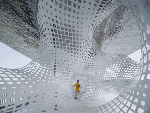 BIM建筑|BAU在上海元荡湖设计“蜿蜒大桥”