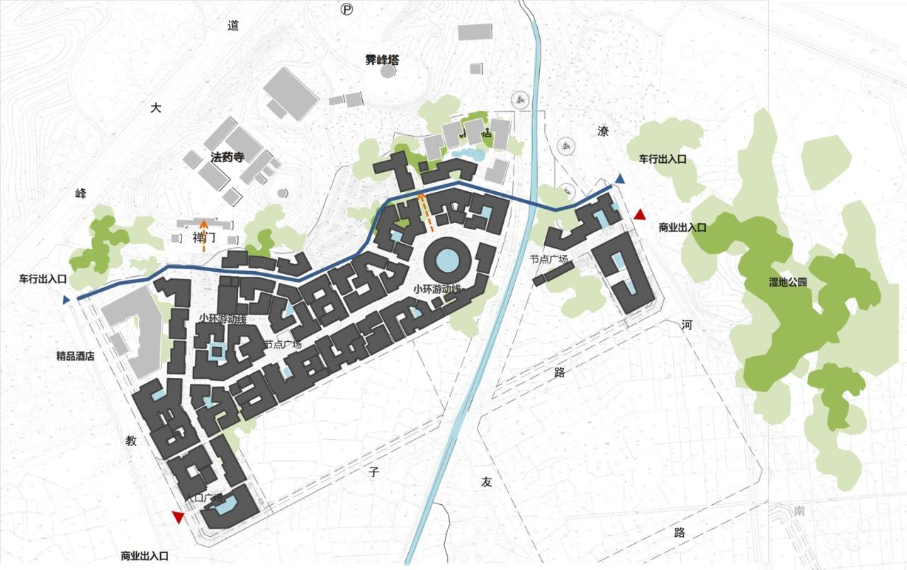 BIM建筑|生活化的轻禅设计: 靖安绿地明镜湾文旅小镇 / UA尤安设计