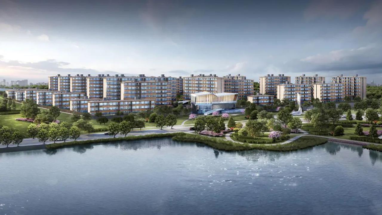 BIM建筑|漂浮艺居 舟泊烟渚：成都首开金地 • 鹭鸣北湖 / 成执设计