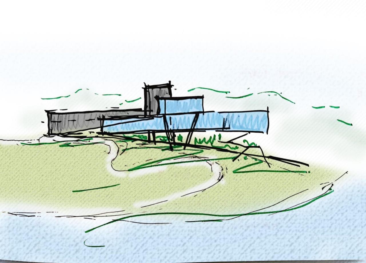 BIM建筑|生长的长屋：九溪云舒･昆明九溪湖国际生态区体验中心 / UA尤安设计