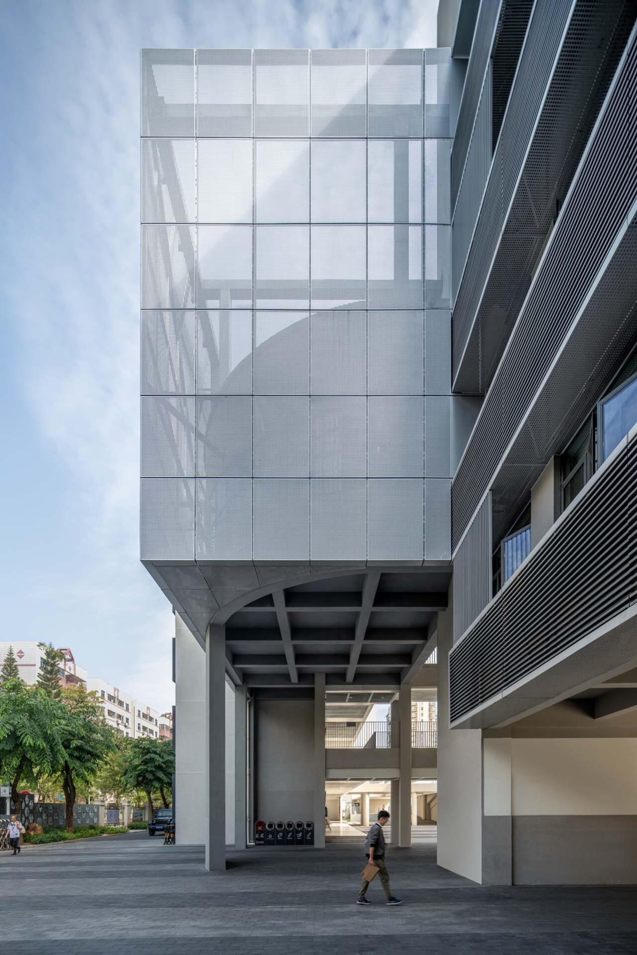 BIM建筑|链接与重塑：深圳南山麒麟中学改扩建工程 / 元本体工作室