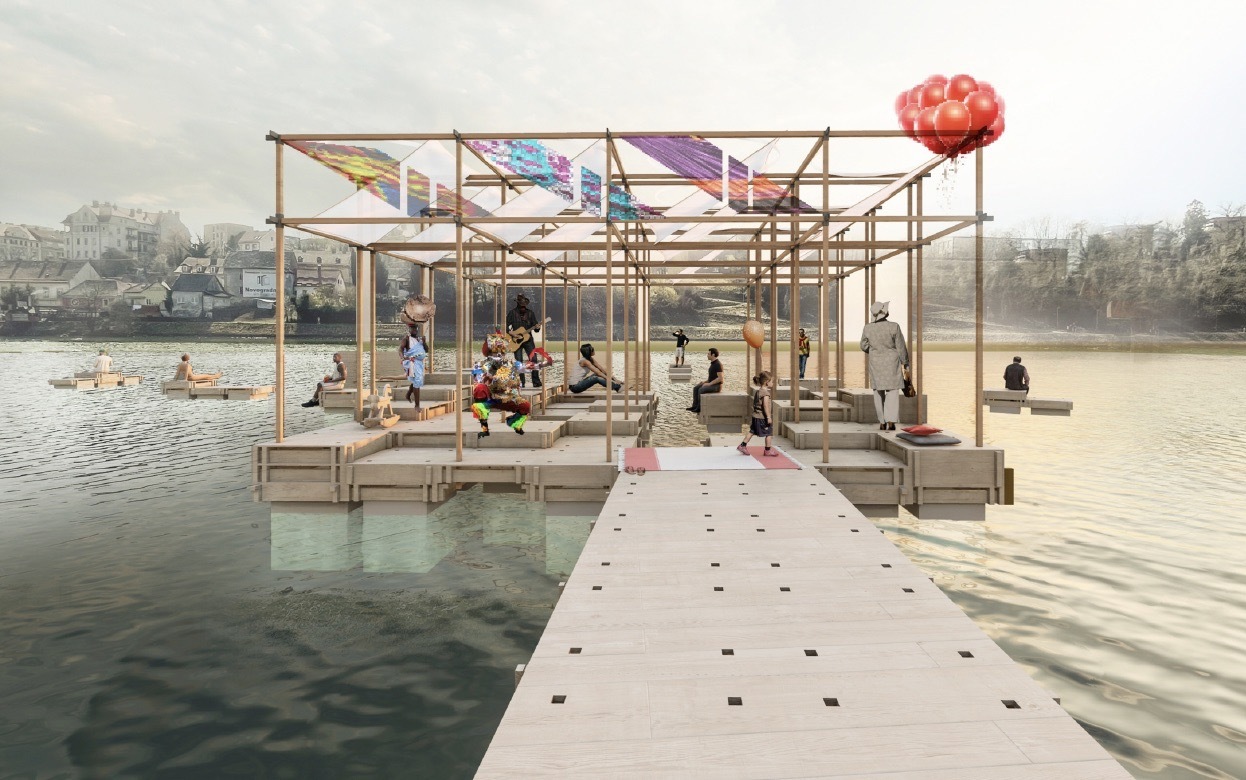 BIM建筑|德拉瓦河上的漂浮亭竞赛获奖者公布