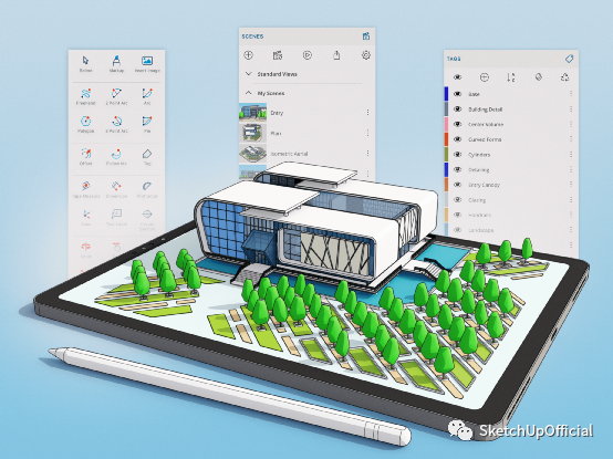 BIM问答|SketchUp for iPad可以渲染吗？SketchUp for iPad使用体验介绍