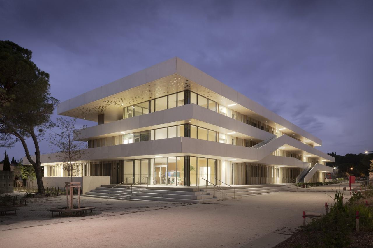 BIM建筑|蒙彼利埃大学科学学院 / BPA ARCHITECTURE