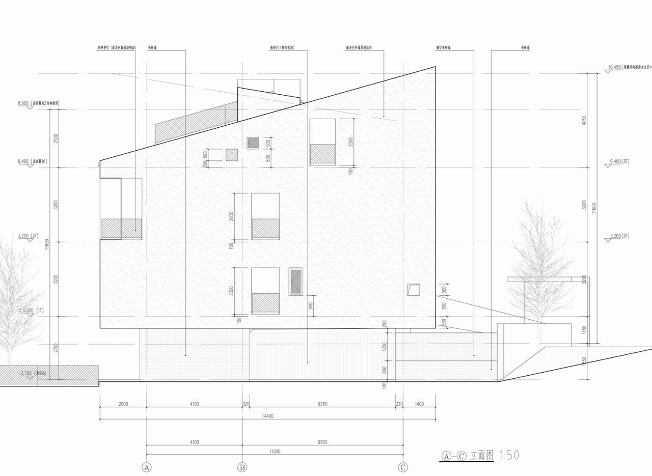 BIM建筑|对话山丘田野，滨河巷21号 / MV建筑工作室