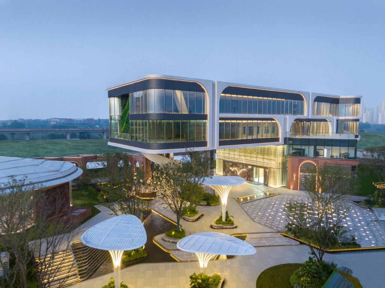 BIM建筑|武汉金地·国际城示范区 / PTA上海柏涛