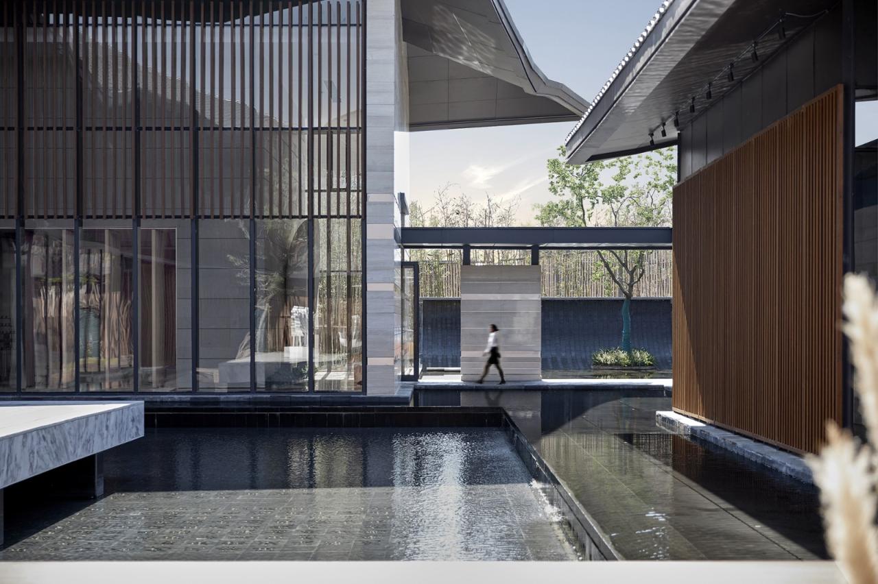 BIM建筑|生活化的轻禅设计: 靖安绿地明镜湾文旅小镇 / UA尤安设计