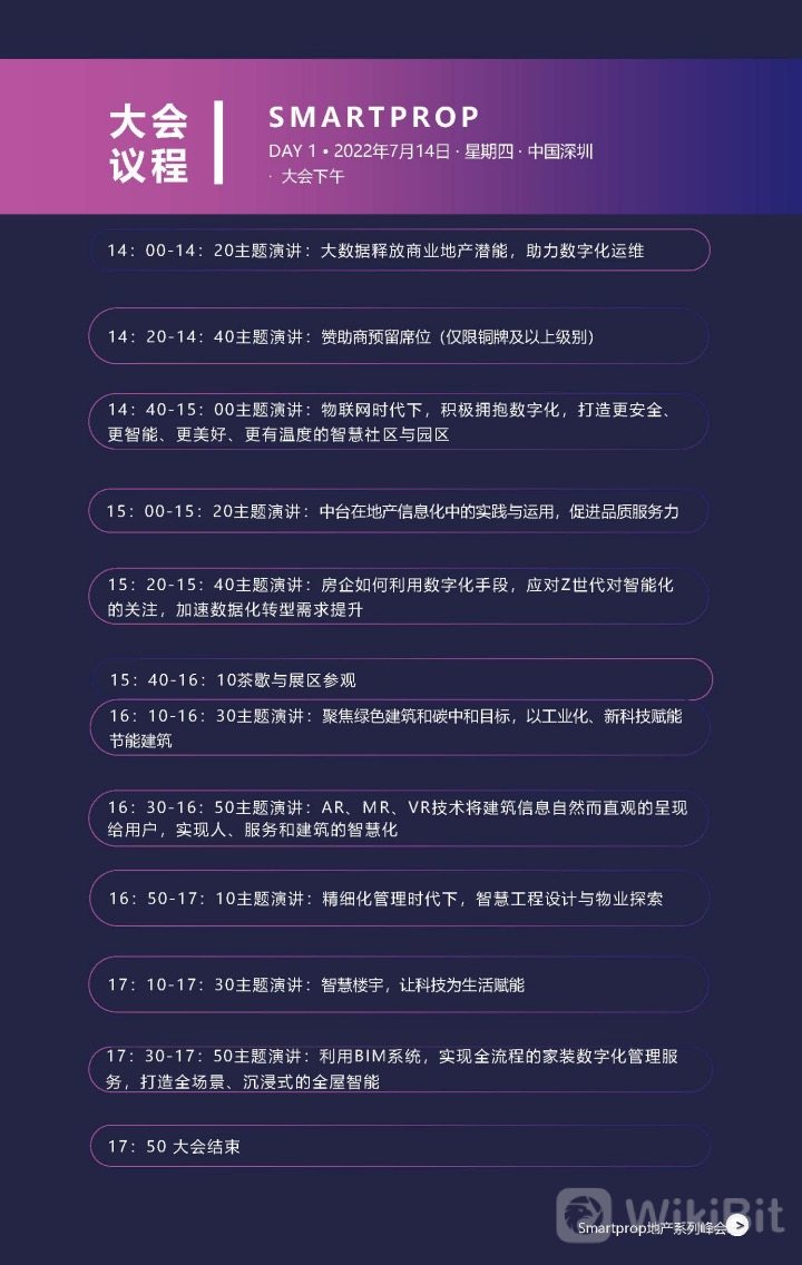 第四届SmartProp智慧地产品质力峰会将于7月14日 在深圳召开！