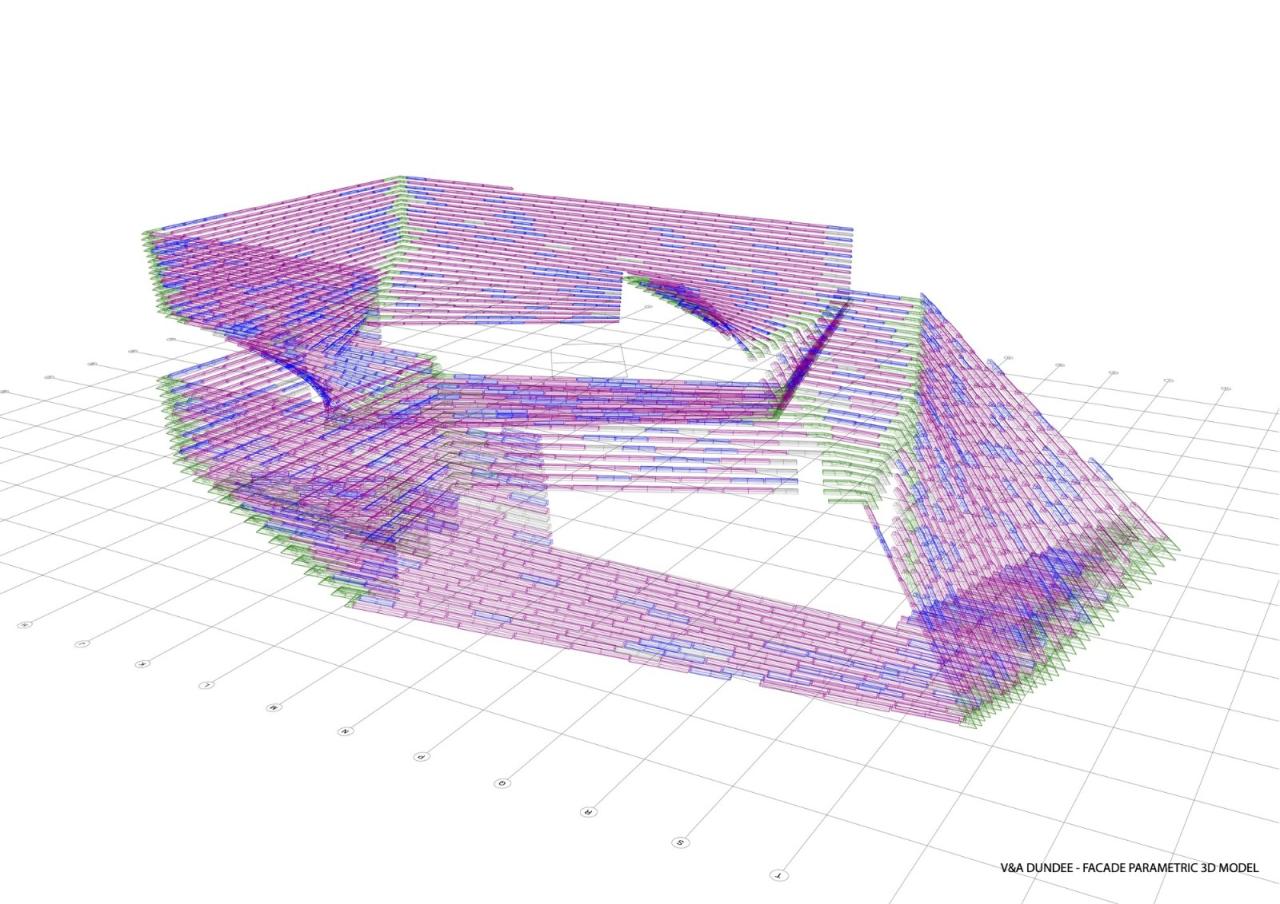 BIM建筑|英国邓迪 V&A 博物馆 / 隈研吾建筑都市设计事务所