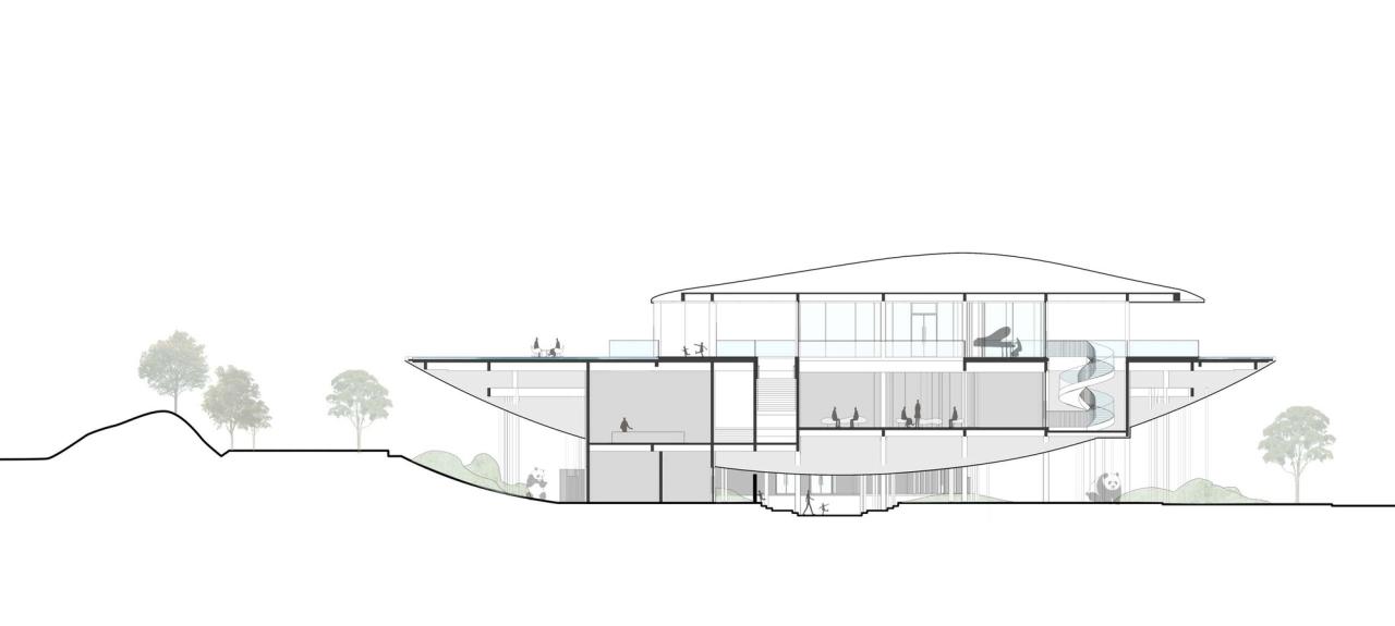 BIM建筑|卧云台 / 小隐建筑