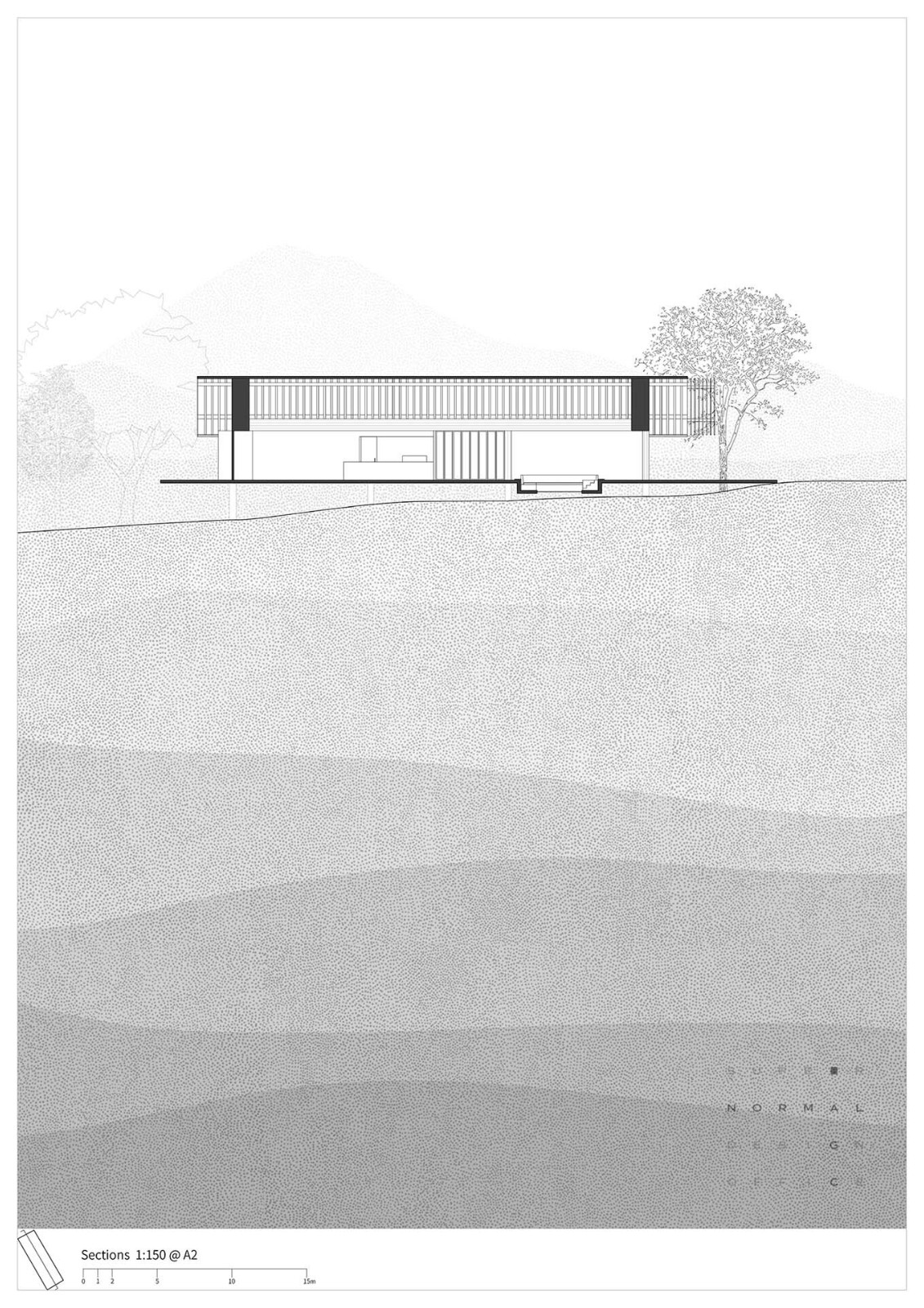 BIM建筑|峨眉山高桥小镇 / 超级平常空间设计